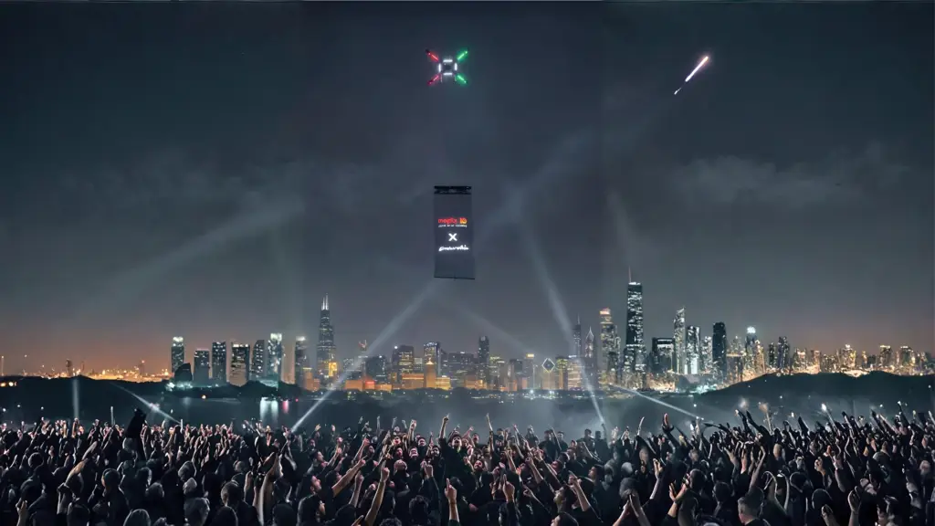 Flying Digital Billboard