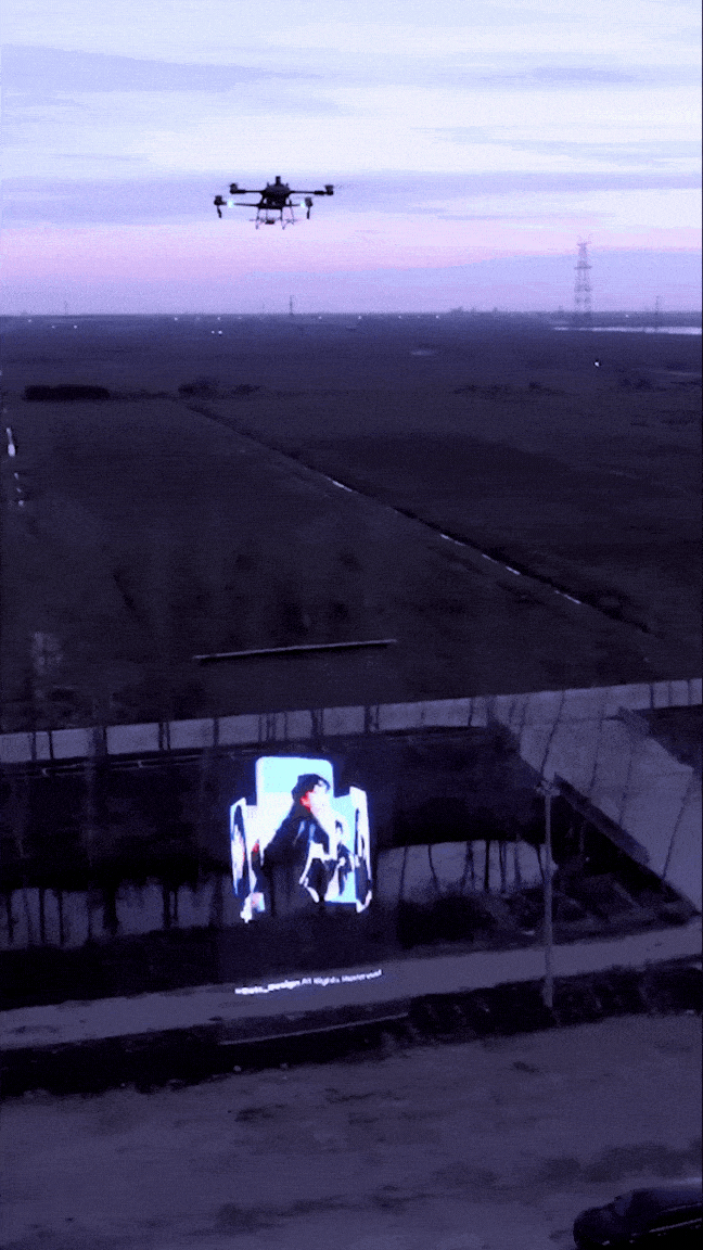 Flying Digital Billboard in India