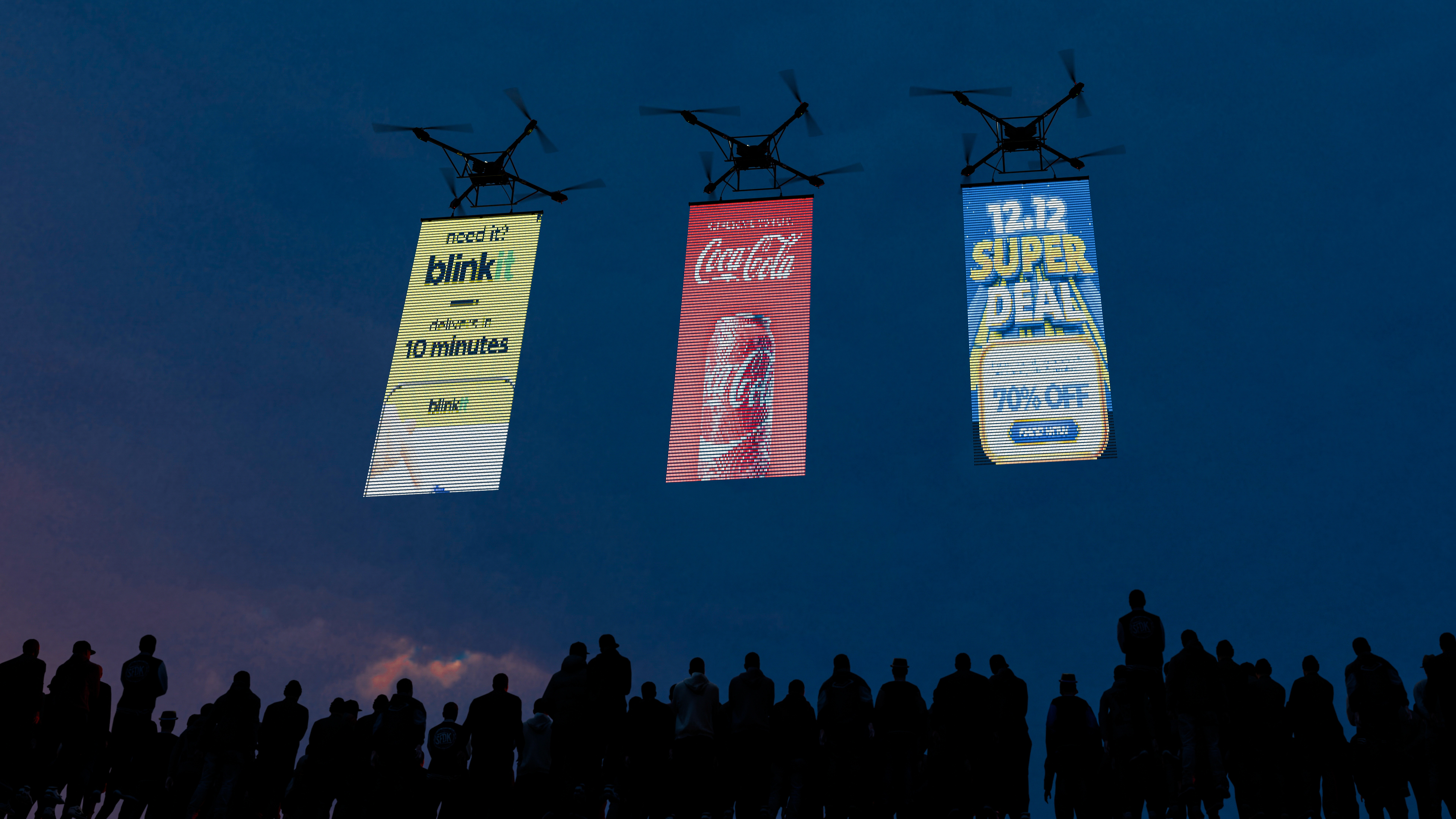 Drone As a Service in Flying Digital Billboard: Owning the Audience in the Skies