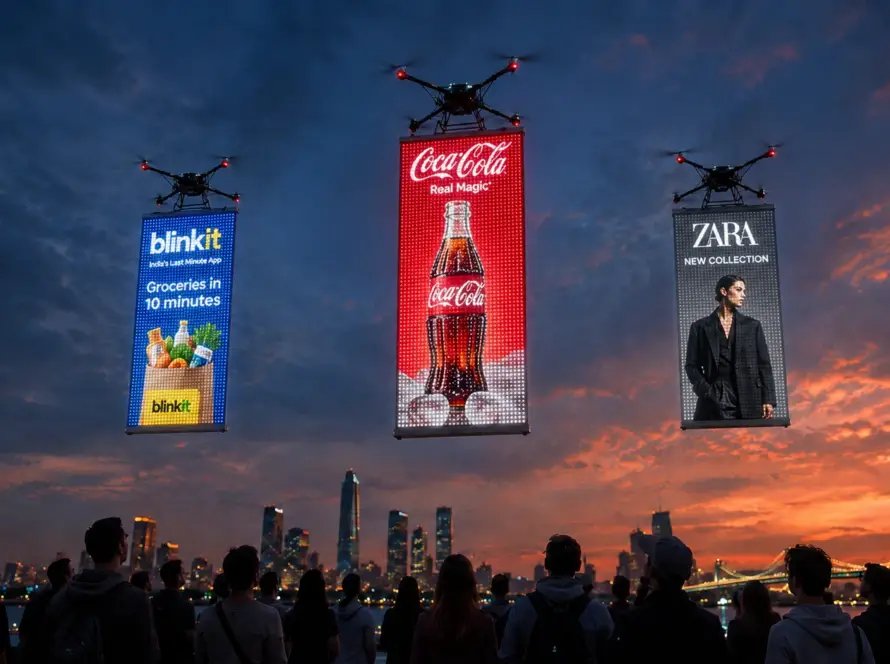 Drone advertising