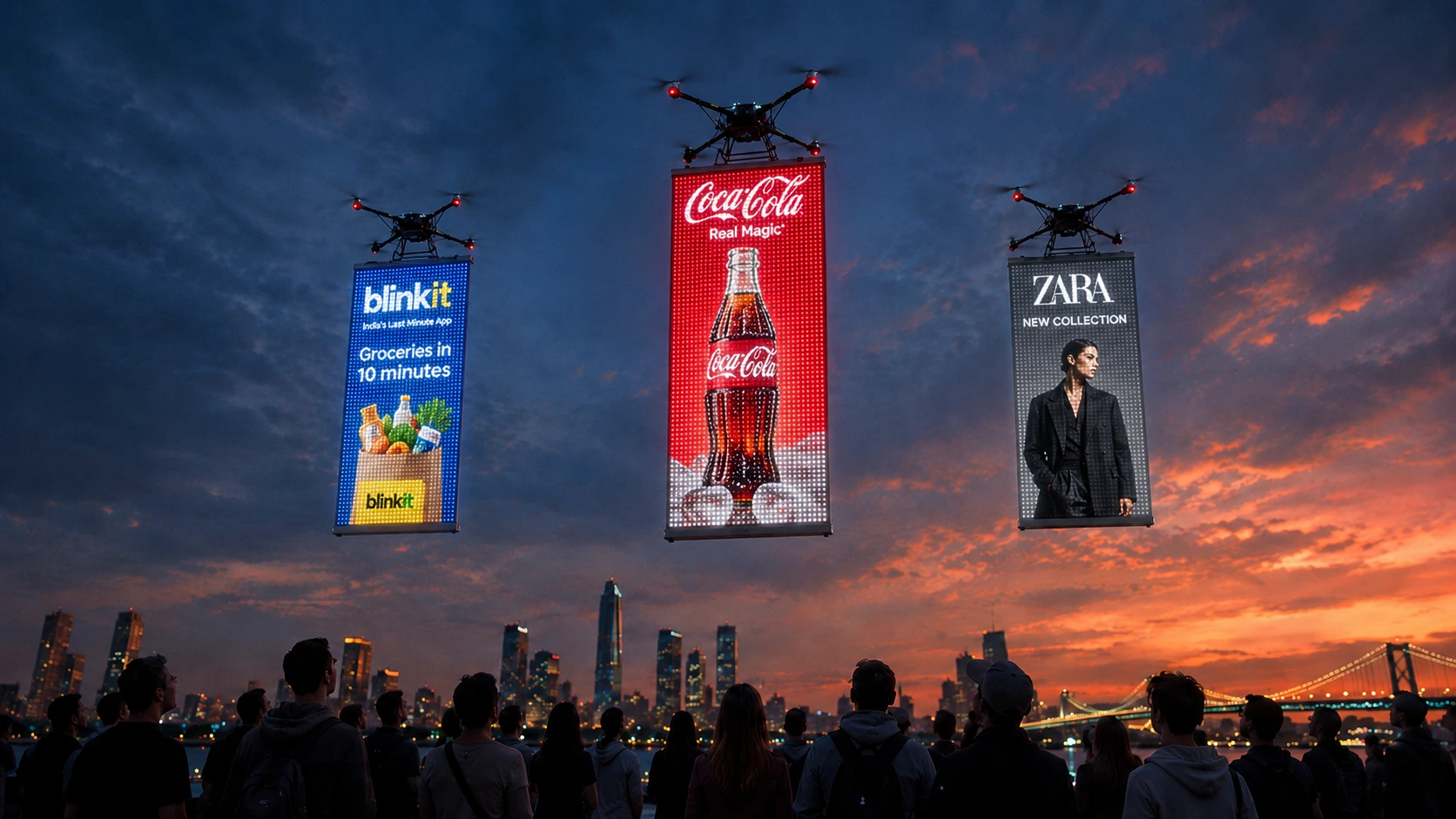 Drone advertising